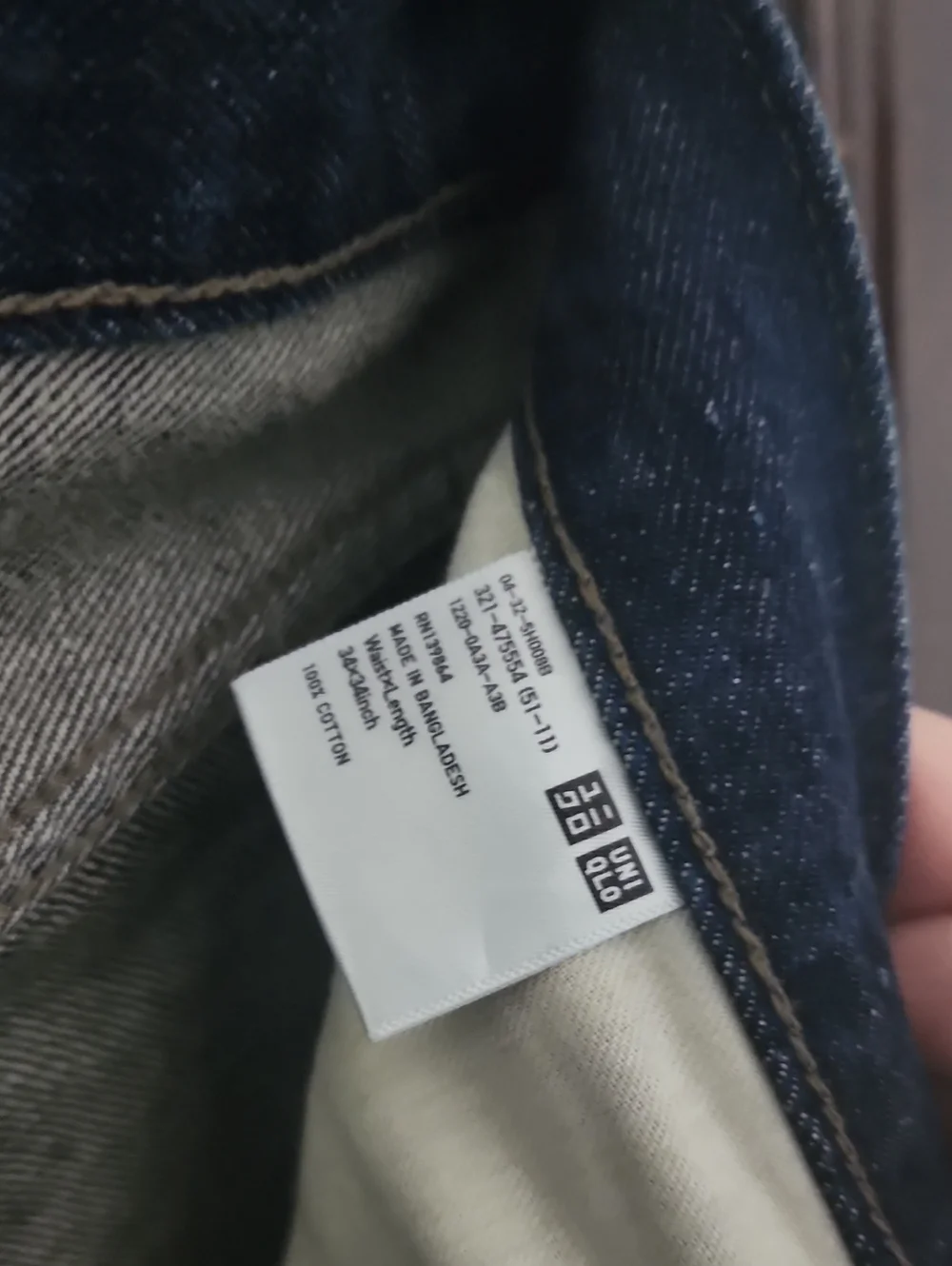 Uniqlo Dark Indigo Denim Jeans